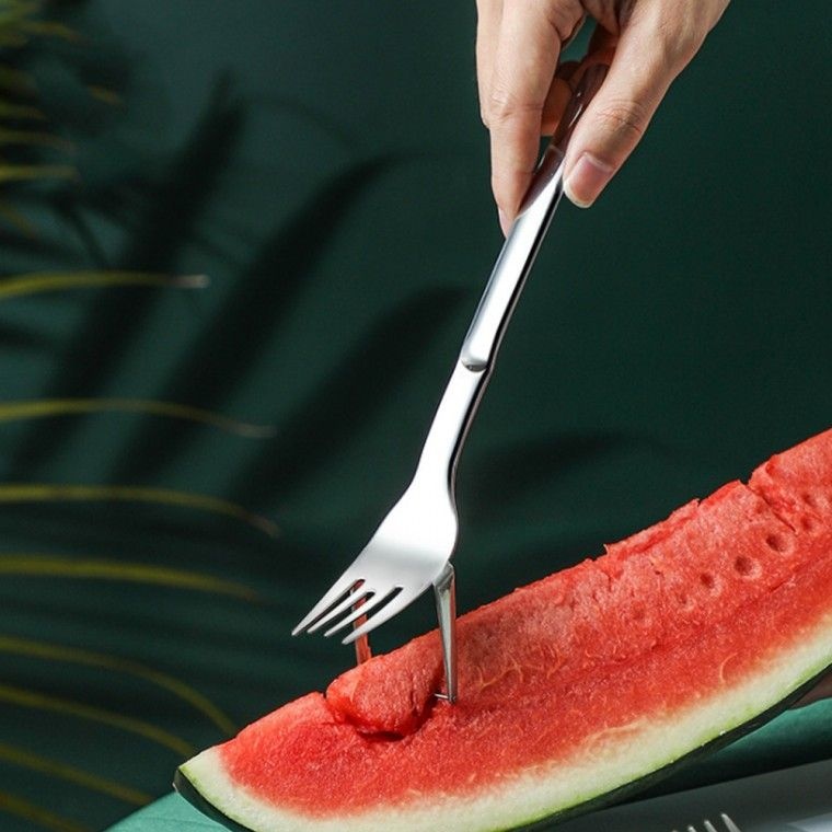 Tree 잘라서 바로먹는 수박커팅 포크 슬라이서 컷팅기