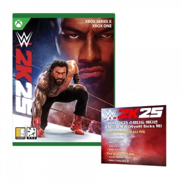 UnKnown 2KH2인터렉티브 XBOXONE SX WWE 2K25 스탠다드에디션 4097097