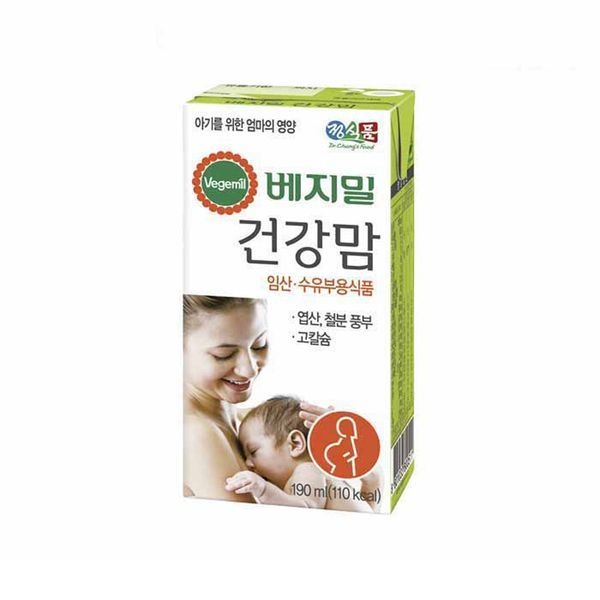 베지밀 건강 맘 두유 190mlx80