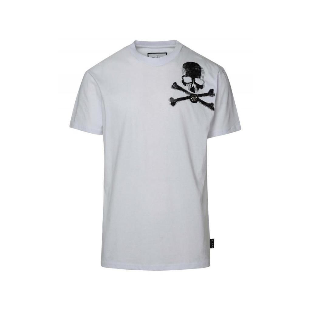 필립플레인 [해외] 필립플레인 23FW 필립플레인 T 셔츠 skull bones FACCMTK6187PJY002N01 TP578990039