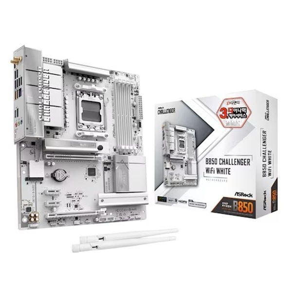 UnKnown ASRock B850 Challenger WiFi 7 White 디앤디컴 A B850ATX 4169784