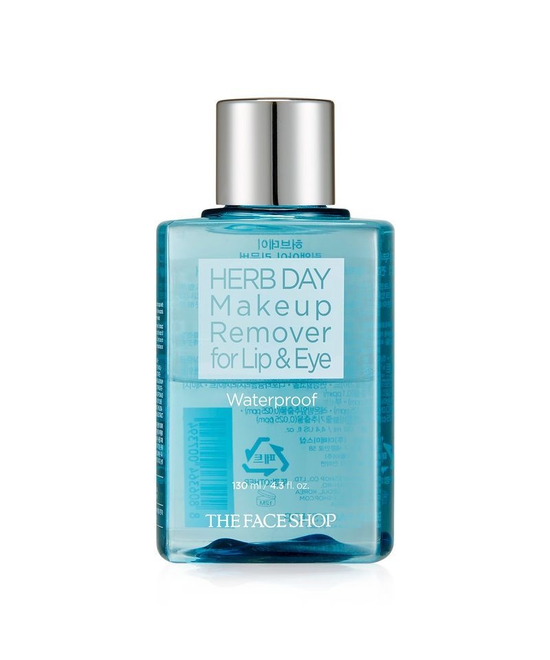 THE FACE SHOP 허브데이 립앤아이 메이크업 리무버 워터프루프 130ml 4133428