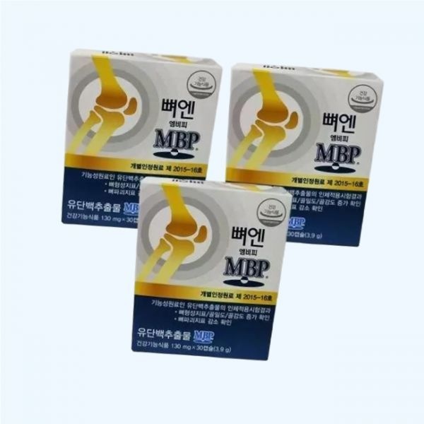 UnKnown 기타 뼈엔 엠비피 MBP 130mg x 30 캡슐 3개 5281215