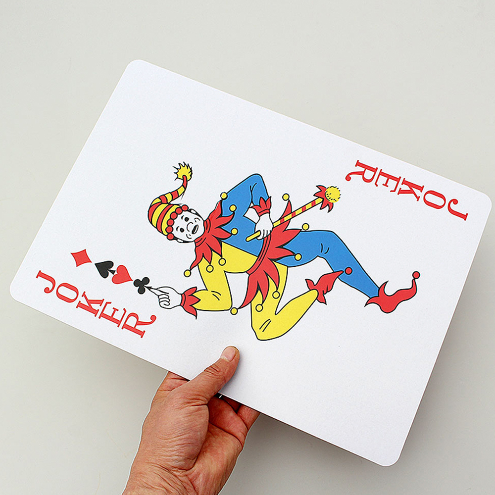 (주)트리 즐거운 빅사이즈 포커카드 홀덤카드 원카드 키덜트 25.8x37cm