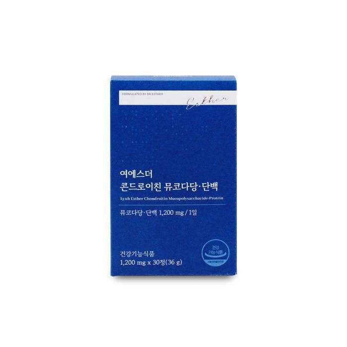 [에스더포뮬러] 에스더포뮬러 여에스더 콘드로이친 뮤코다당단백 1200mg x 30정 X 1박스 I