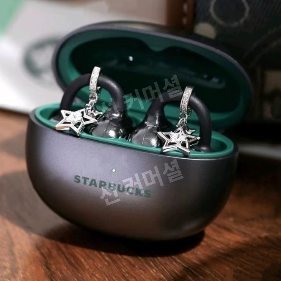 [해외] 중국 스타벅스 2006 무선 이어폰 1MORE 콜라보 귀걸이형 블루투스 이어폰 S20PRO