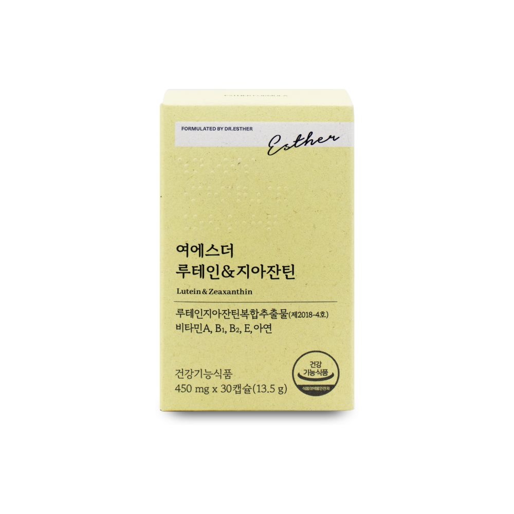 에스더포뮬러 여에스더 루테인 지아잔틴 450mg x 30캡슐 X 1박스 I