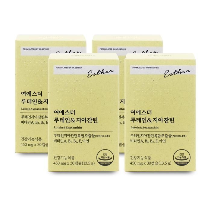 [에스더포뮬러] 에스더포뮬러 여에스더 루테인 지아잔틴 450mg x 30캡슐 X 4박스 I SH
