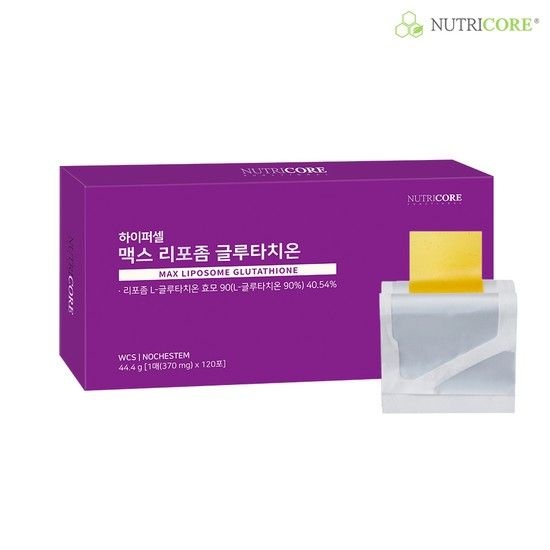 뉴트리코어 맥스 리포좀 글루타치온 3+1개입(120매)