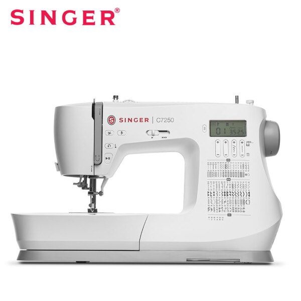 싱거 [싱거미싱] SINGER C7255  / 디지털 자동사절 미싱 확장테이블  영문이니셜, 숫자 자수 재봉틀