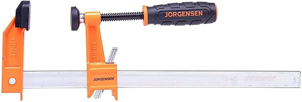 포니 [해외] Pony Jorgensen 3706-HD 강력한 스틸 바 클램프, 오렌지, 15.2cm(6인치)