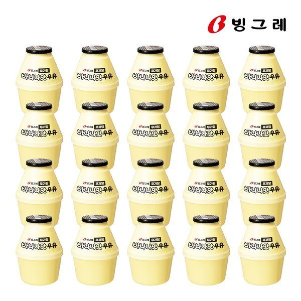 (주) 빙그레 바나나맛우유 무가당 240ml 20개