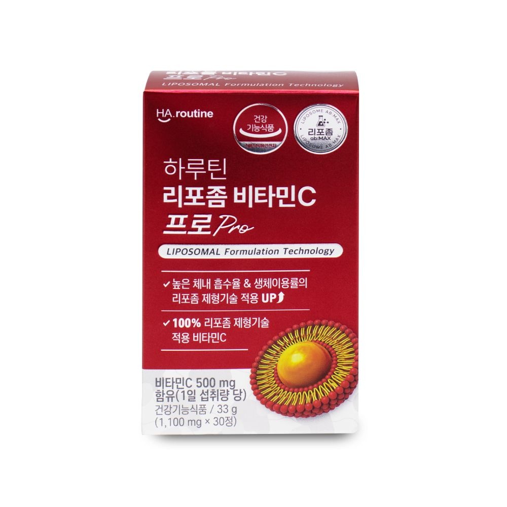 하루틴 리포좀 비타민C 프로 1100mg x 30정 X 1박스 I
