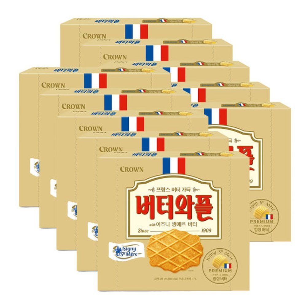 버터와플 with 이즈니생메르 버터 316g 10개