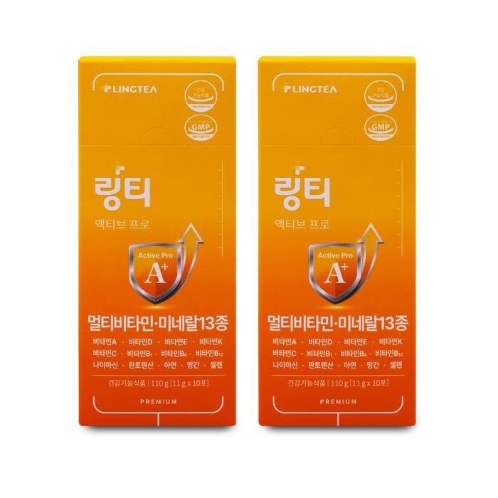 [오늘출발] [링티] 링티 액티브 프로 11g x 10포 X 2박스 I SH