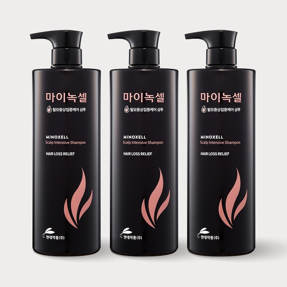 현대약품 마이녹셀 스칼프 인텐시브 샴푸 960ml, 3개