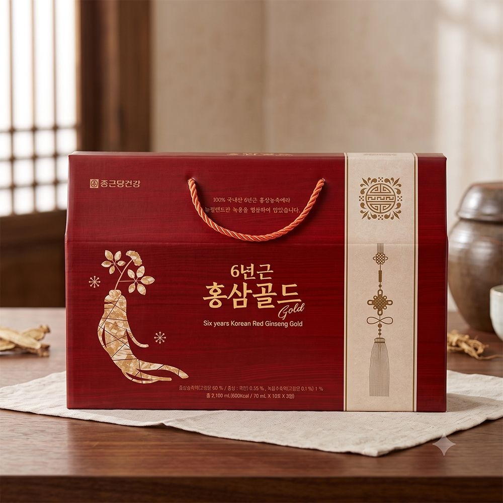 [오늘출발] 종근당건강 6년근 홍삼골드 70ml x 30포 홍삼제품 설날 추석 명절 부모님 직원 선물세트 코스트코