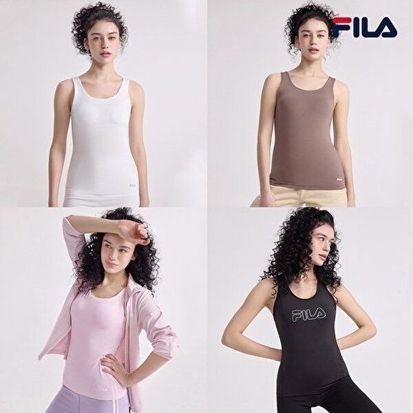[하프클럽](25년 신상) FILA 퍼포먼스 에센셜 브라탑 4종 패키지(런닝형)