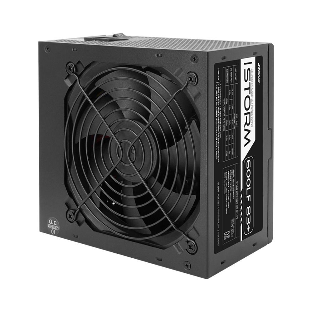 에이원아이엔티 에이원 스톰 600LF 83 PLUS 600W 컴퓨터 ATX PC 파워서플라이(벌크)