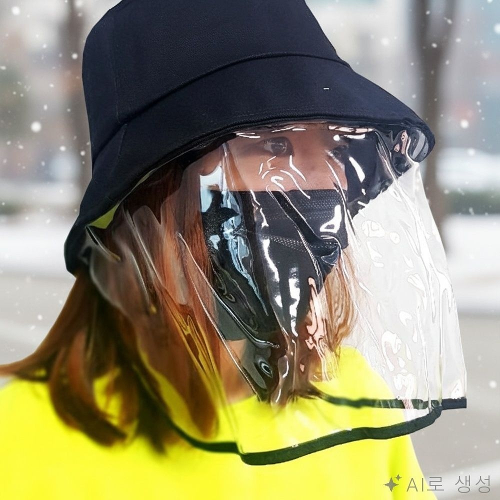 모두상회협력사 오늘마켓 코로나 마스크 모자 창모자 자외선차단모자