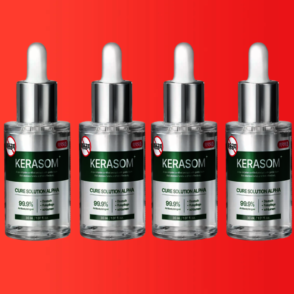 케라좀 큐어 솔루션 알파 30ml 4개 문제성 발톱 손톱 의약외품