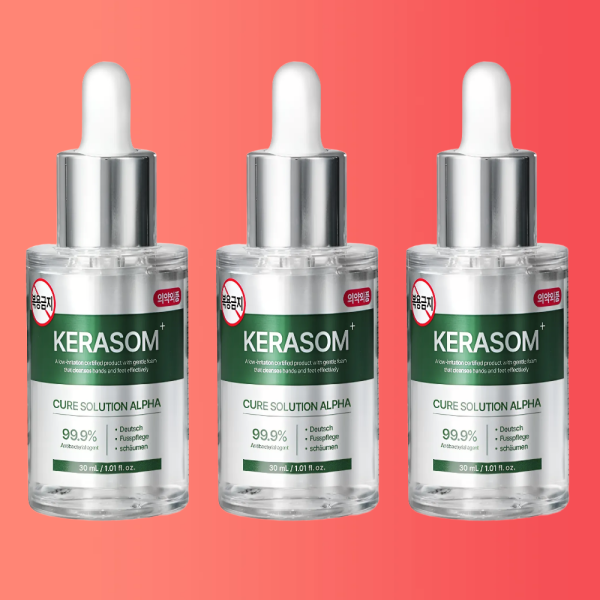 케라좀 큐어 솔루션 알파 30ml 3개 문제성 발톱 손톱 의약외품