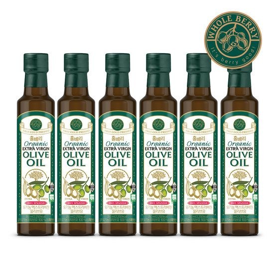 홀베리 엑스트라버진 유기농 올리브유 250ml 6병