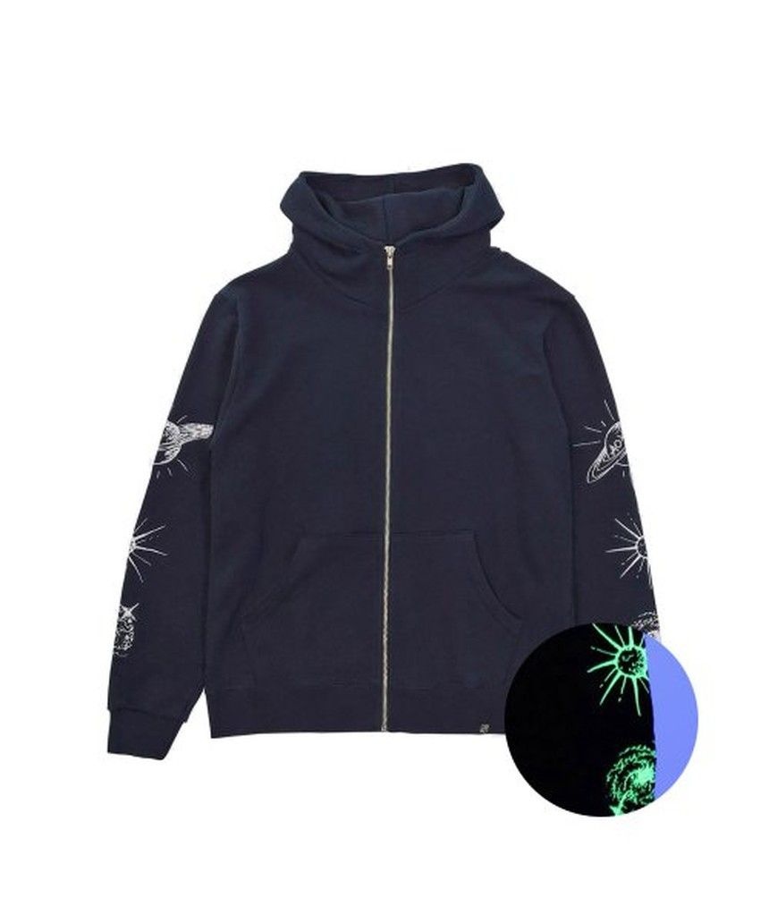 에이오엑스 Space hoodie zip-up(Navy) AOX19-HZ01Nv