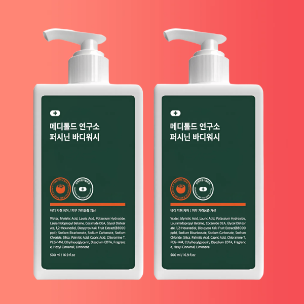 메디톨드 연구소 퍼시닌 단감 바디워시 500ml 2개