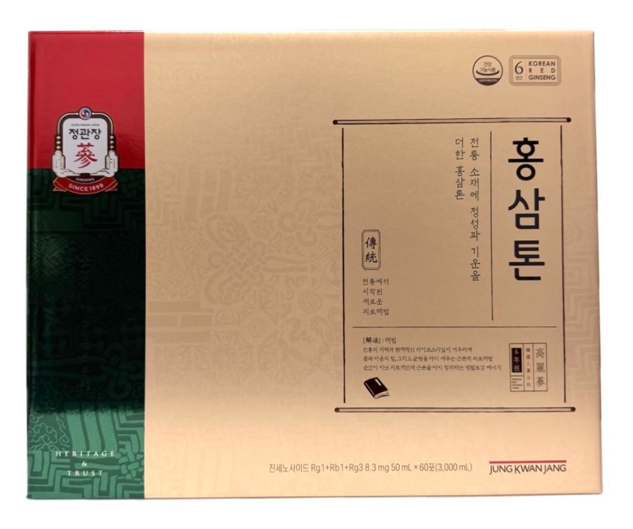 정관장 홍삼톤 50ml x 60포 (케이스 포함)