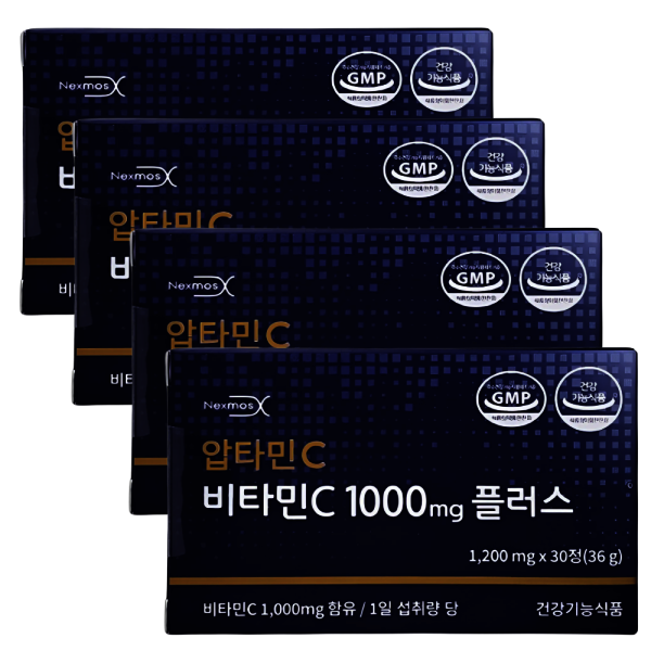 압타민C 비타민C 1000mg 플러스 1200mg x 30정 4박스