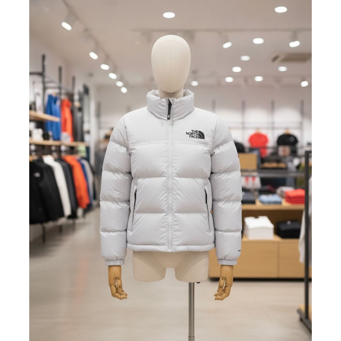 노스페이스 NJ3NR80B 여성 눕시 온볼 자켓 ICE GRAY