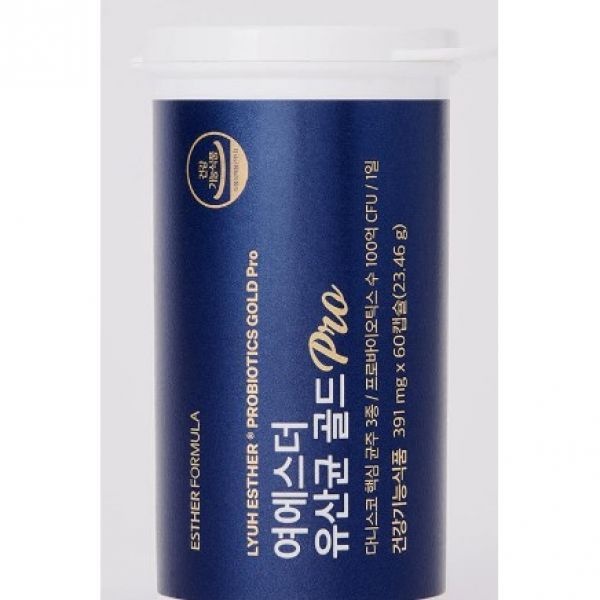 여에스더 유산균 골드 Pro 60캡슐, 2개