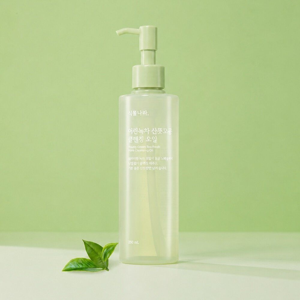 식물나라 어린녹차 산뜻모공 클렌징오일 250ml 4073549