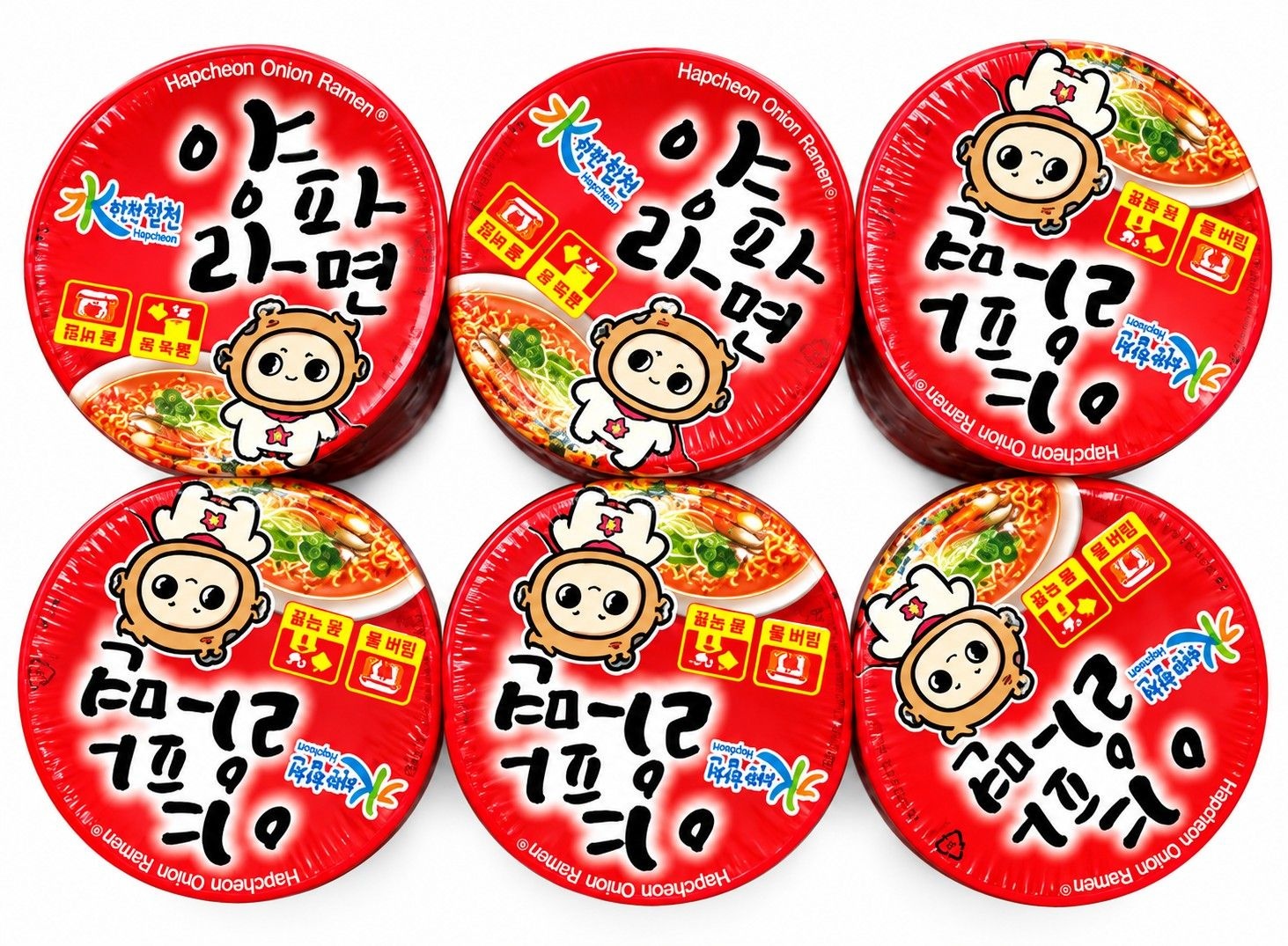 수려한 합천 양파라면 양파 컵라면 12컵