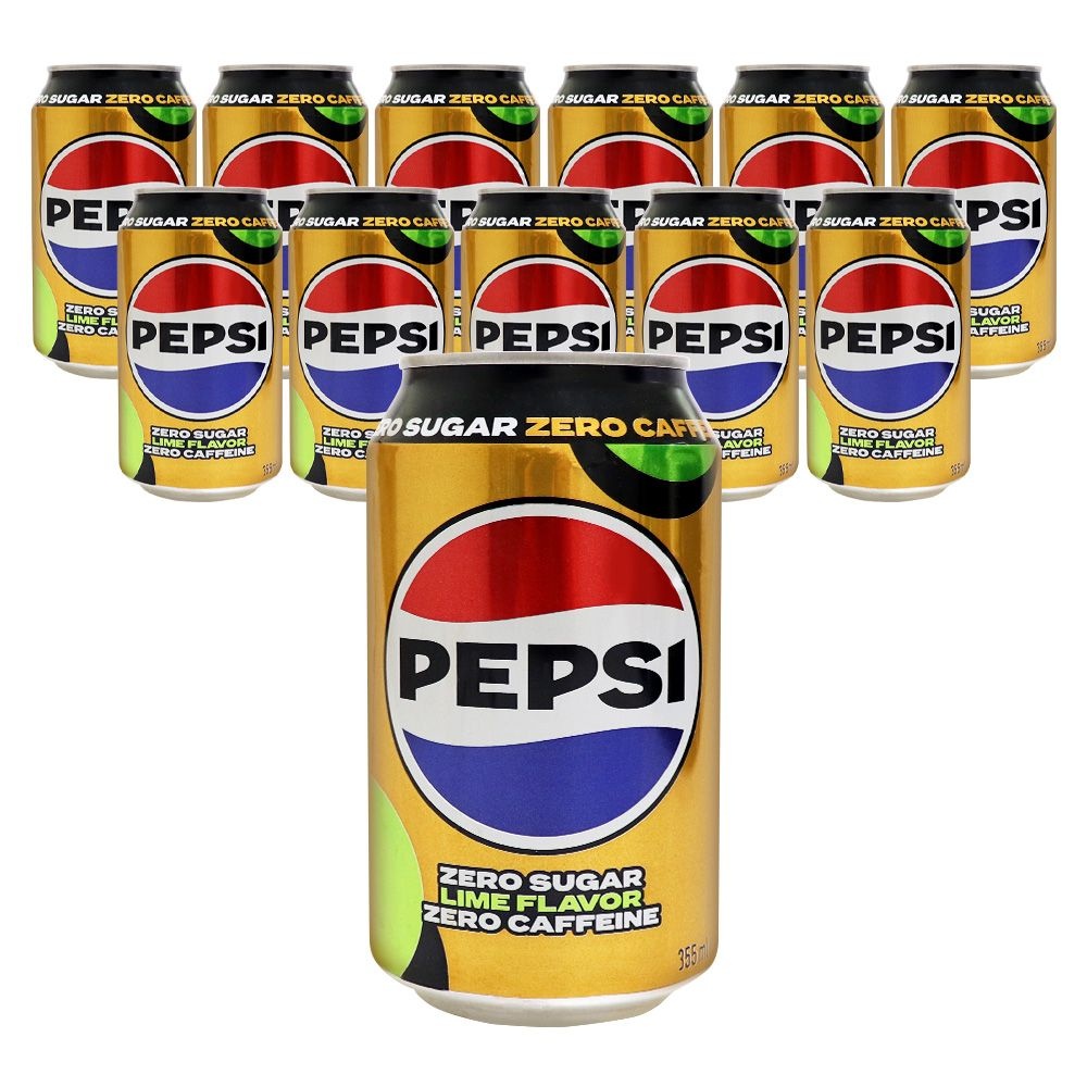 롯데칠성 펩시 제로카페인 라임 355ml 12입