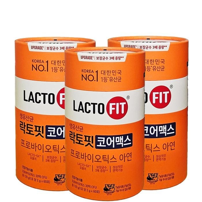 종근당건강 생유산균 락토핏  코어맥스(3통)
