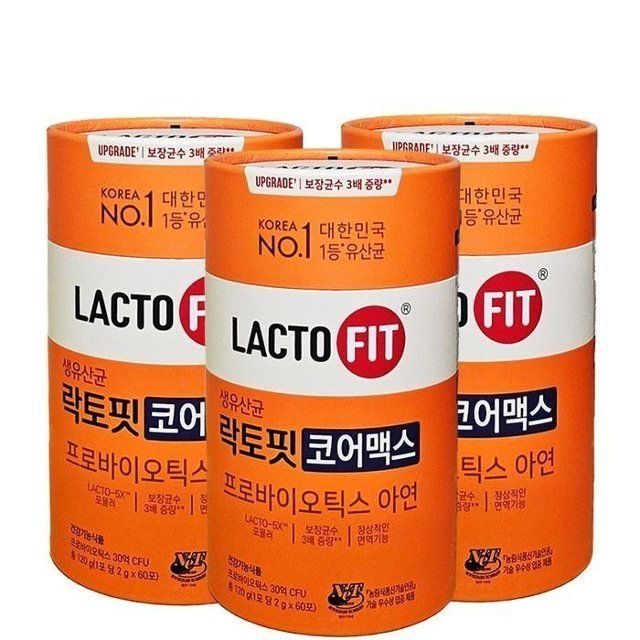 종근당건강 생유산균 락토핏  코어맥스(3통)