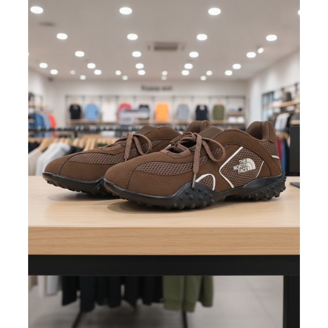 노스페이스 NS82S66M 화이트라벨 여성 쉘던 메리 제인 BROWN