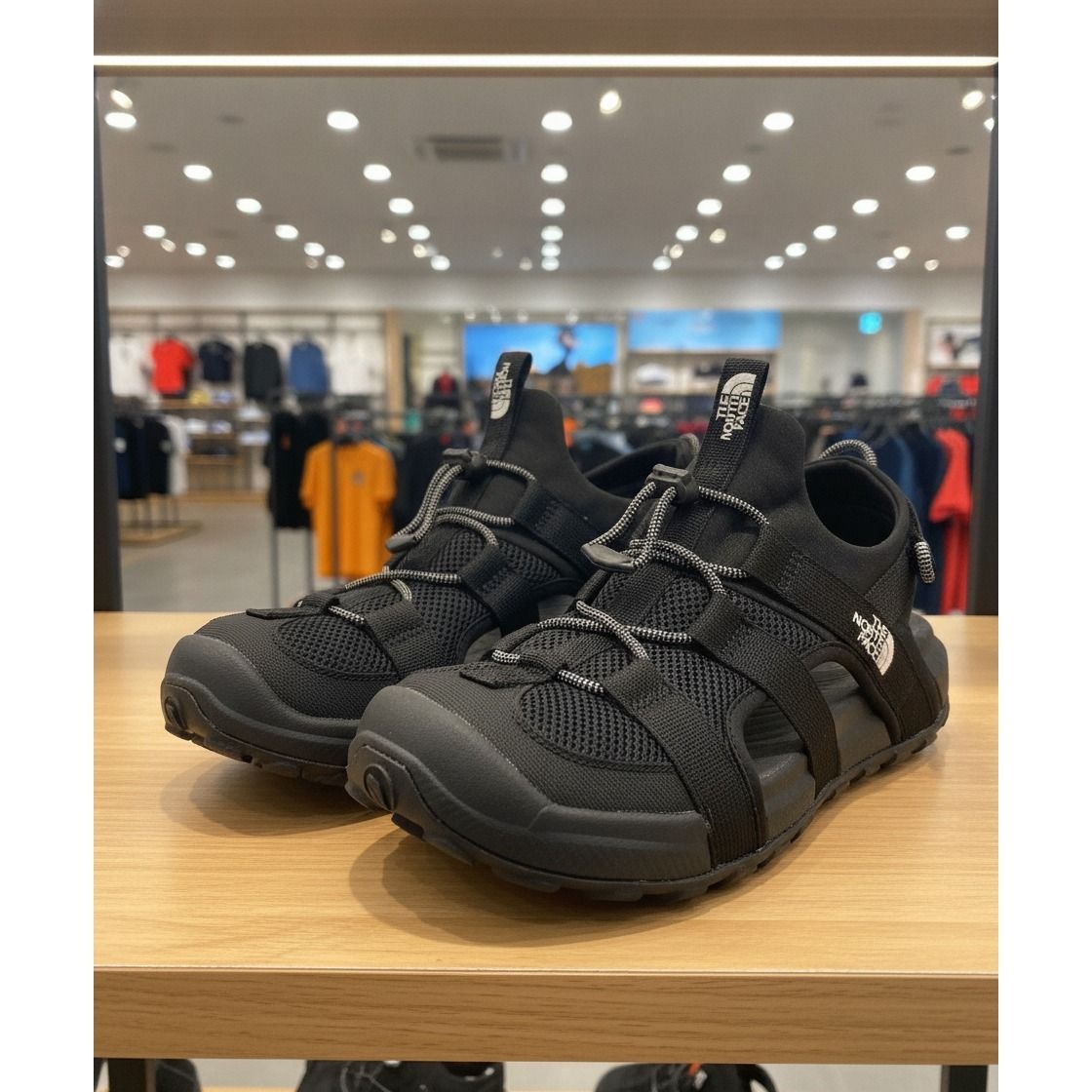 노스페이스 NS82S63J 남성 익스플로어 캠프 샨달 BLACK