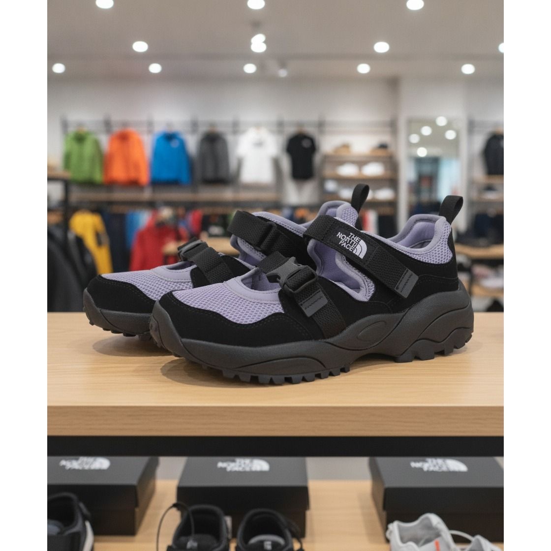 노스페이스 NS82S67L 스니커 샌달 GRAYISH LILAC