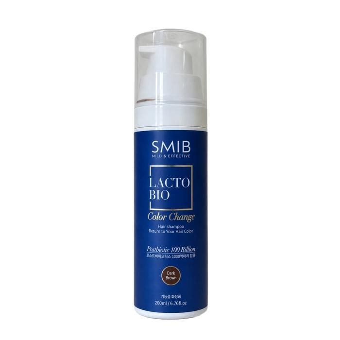 스미브 락토바이오 염색샴푸 다크브라운 200ml x 1개