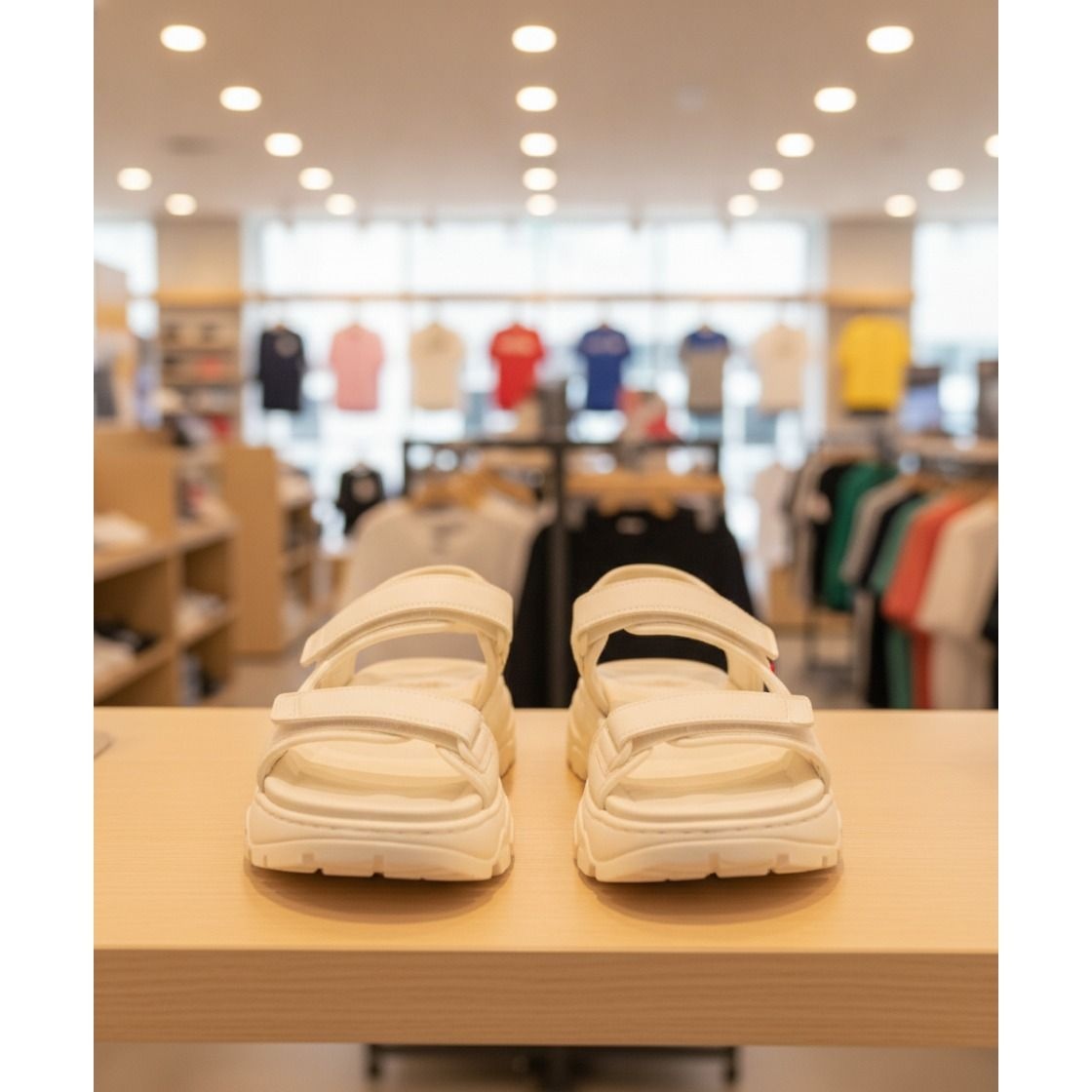 노스페이스 NS82S64K 헥사 럭스 샌달 CREAM