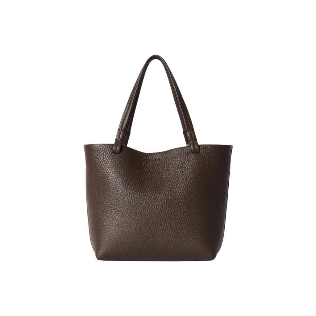 [해외] 더로우 더 로우 스몰 파크 토트백 레더 딥 브라운 W1199L129DEOS