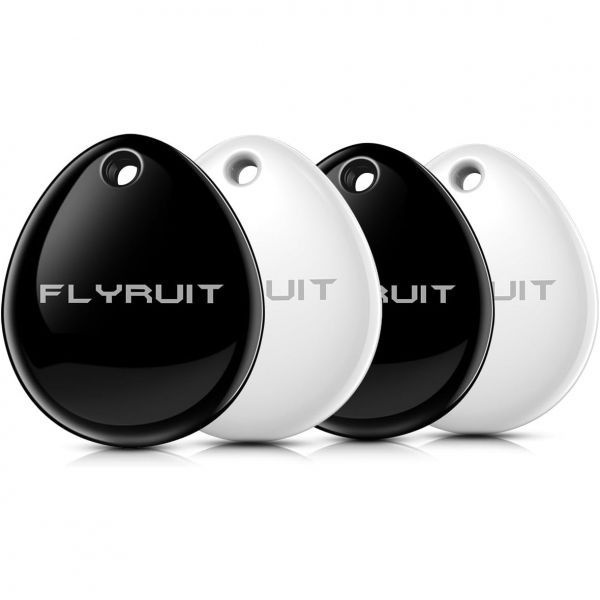 FLYRUIT [해외] 에어 트래커 태그 4개입 iOS 전용 아이폰호환용 애플호환 '나의 찾기' 수하물 추적 지갑 백팩 차량 등에 부착하여