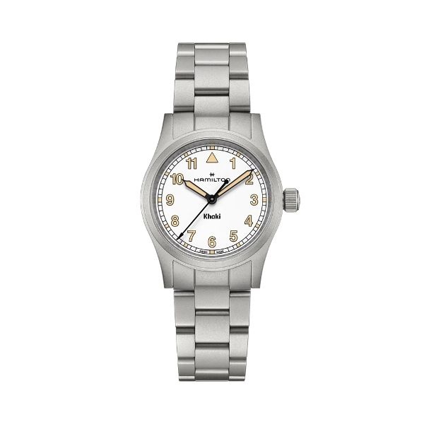 해밀턴 H69301110 카키 필드 쿼츠 화이트 33mm