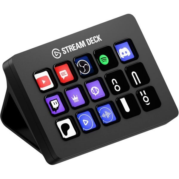 Elgato [해외] Elgato 엘가토 Stream Deck MK.2 – 스튜디오 컨트롤러 15개의 매크로 키를 통해 OBS Twitch YouTube 등 다양한 앱 소프트웨어