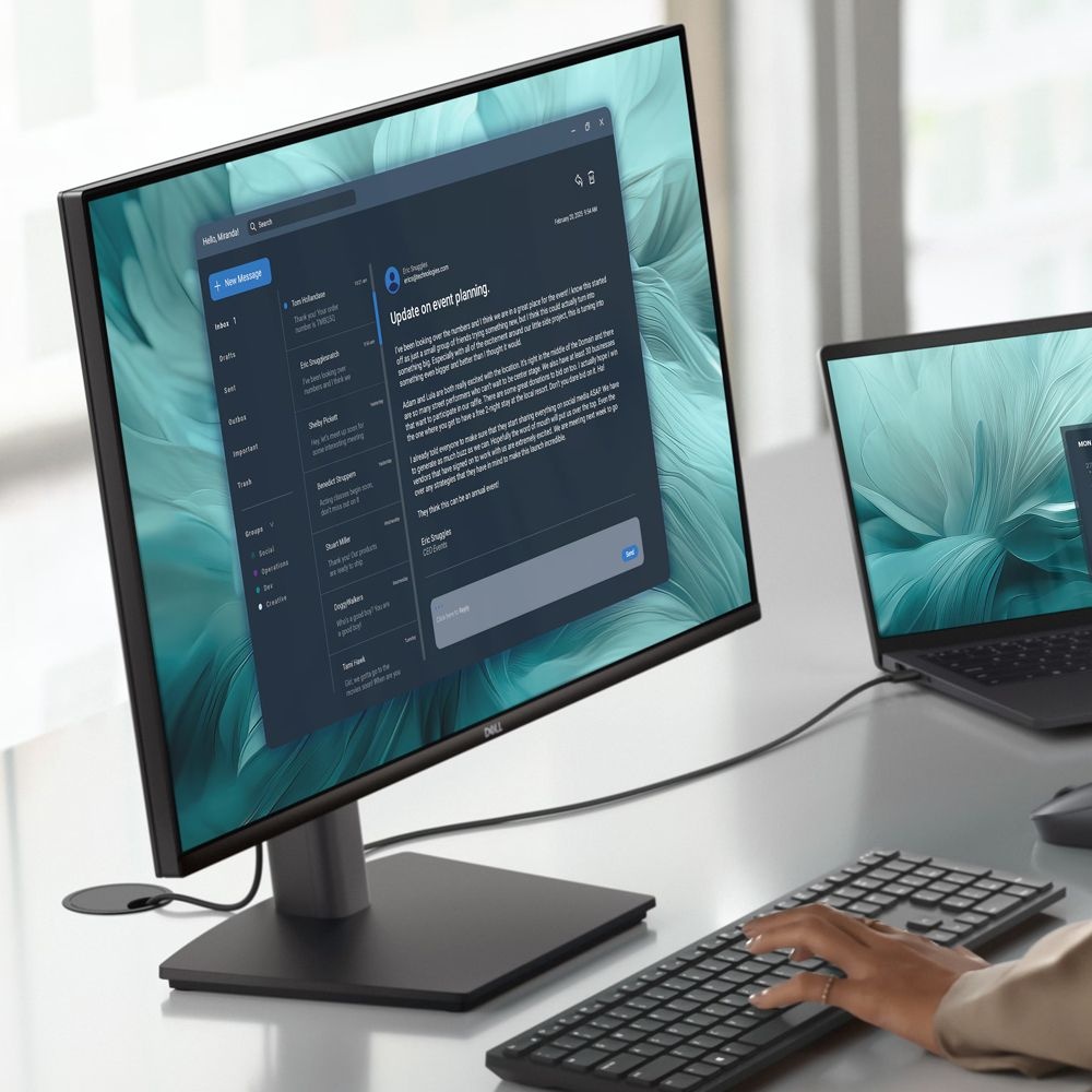 델 Dell 68.6cm(27인치) IPS 듀얼 컴퓨터 사무실 피벗 모니터 E2726HS