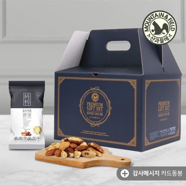 산과들에 (현대홈쇼핑) [산과들에] 브라질너트 하루견과 순수가온 100봉 추석명절선물세트