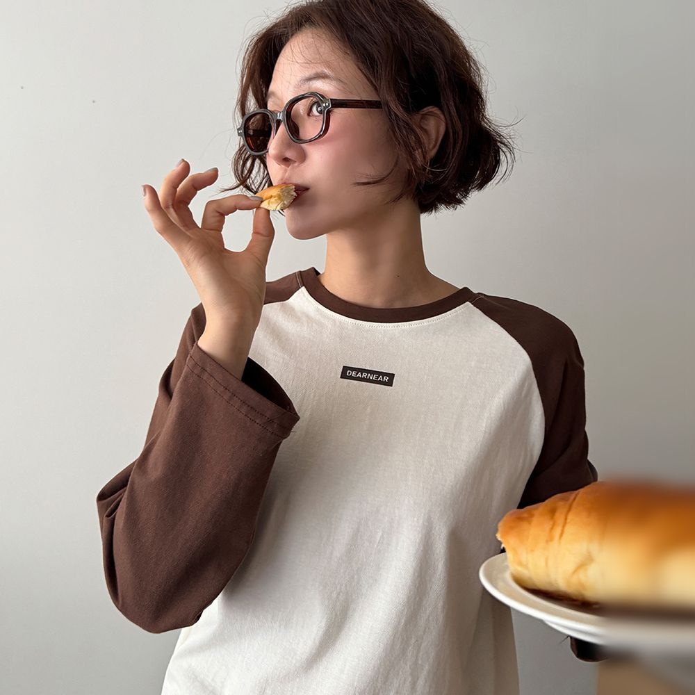메이블루 포유 배색 레글런티